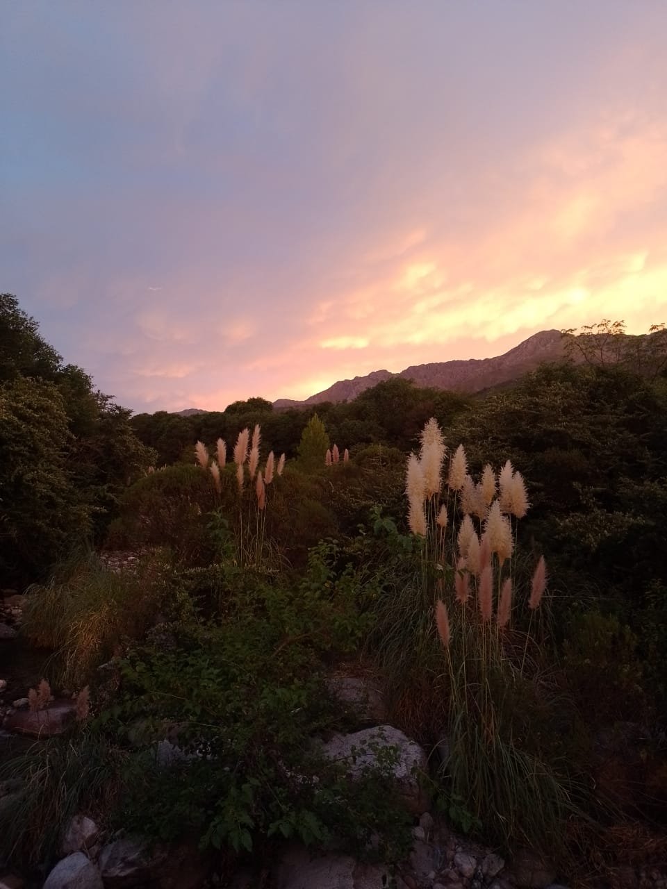 Atardecer en las sierras de Traslasierra